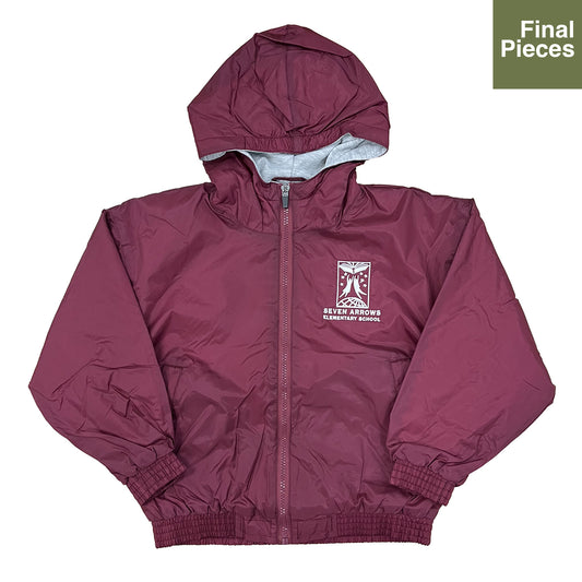 Winter Windbreaker Jacket Eggplant