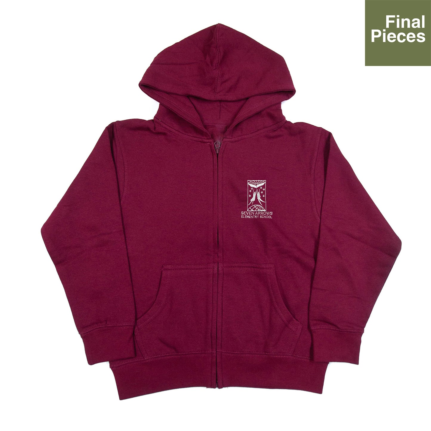 Youth Zip Up Hoodie Eggplant