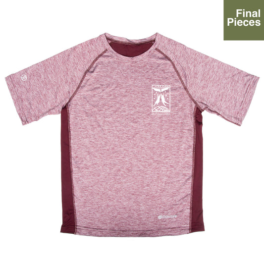 Cool Core Short Sleeve Eggplant