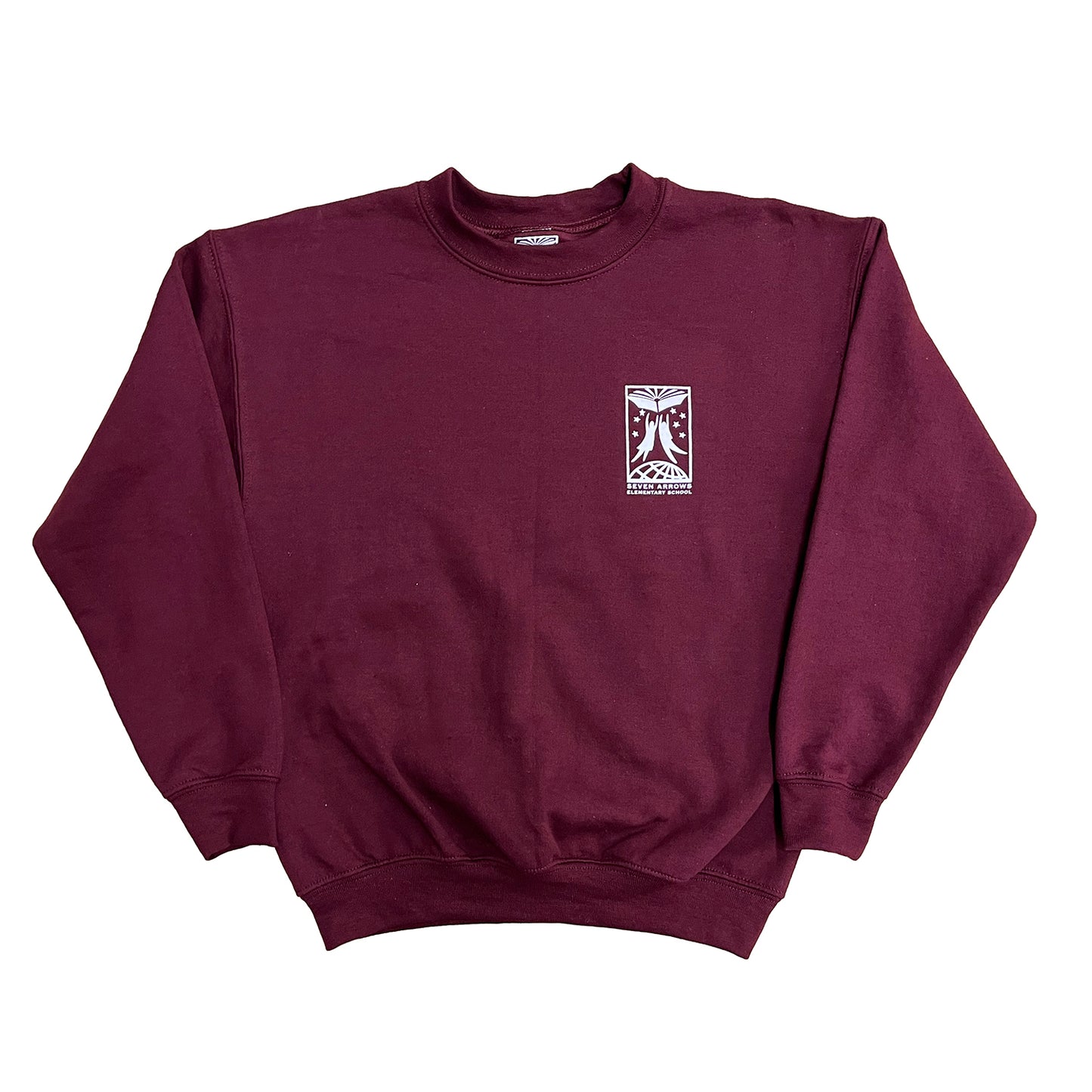 Youth Eggplant Crewneck Sweatshirt