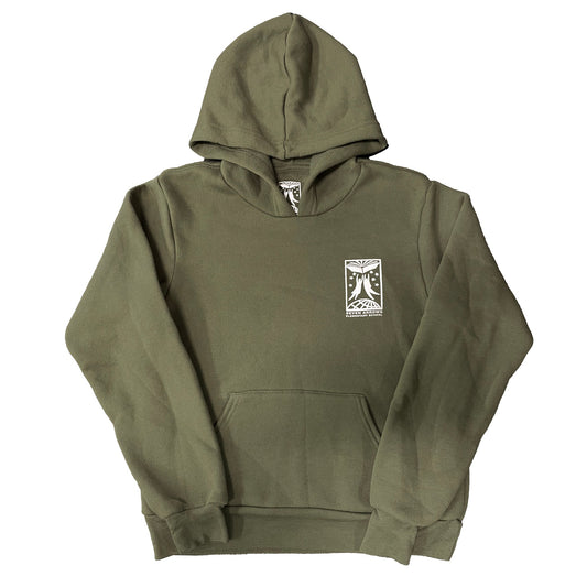 Sponge Fleece "Olive" Hoodie