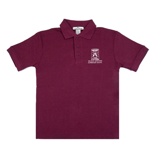 Youth Polo Tee Eggplant